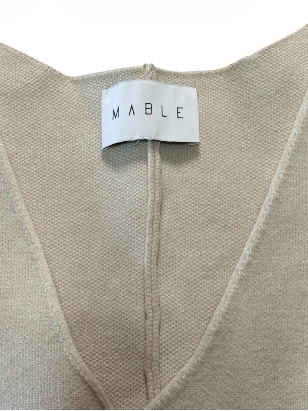 MABLE Button Front Knit Romper Sz M - Picture 4 of 4